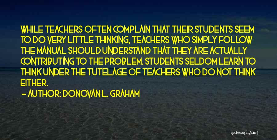 Donovan L. Graham Quotes 2104404 Donovan L. Graham Quotes 2104404