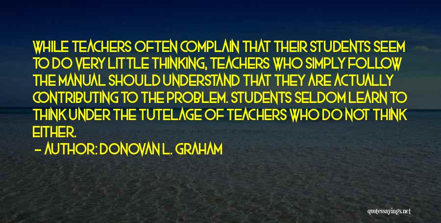 Donovan L. Graham Quotes 2104404