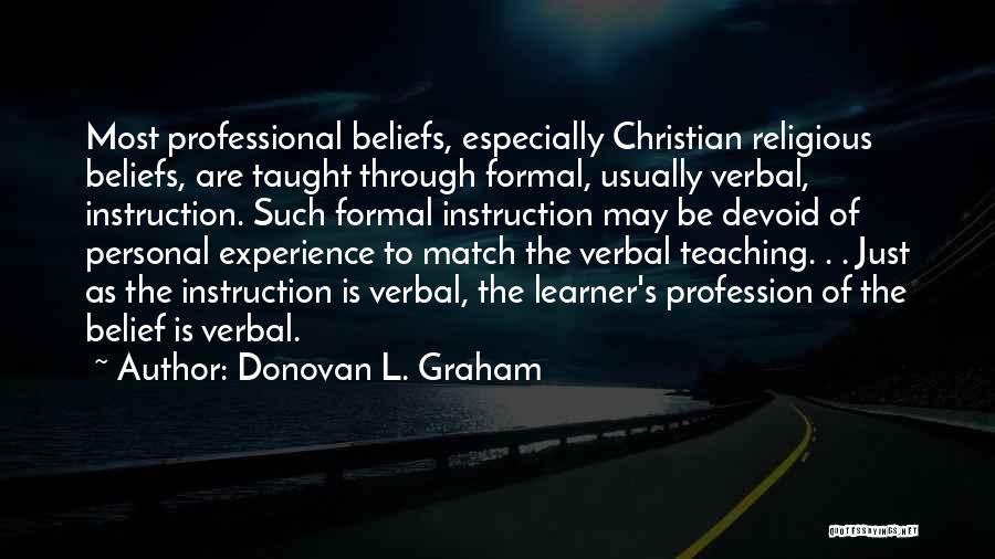 Donovan L. Graham Quotes 852021