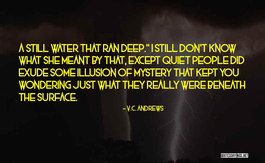 Dont Act Quotes By V.C. Andrews Dont Act Quotes By V.C. Andrews