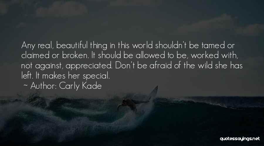 Don't Afraid Love Quotes By Carly Kade