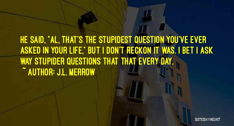 Don't Ask Question Quotes By J.L. Merrow