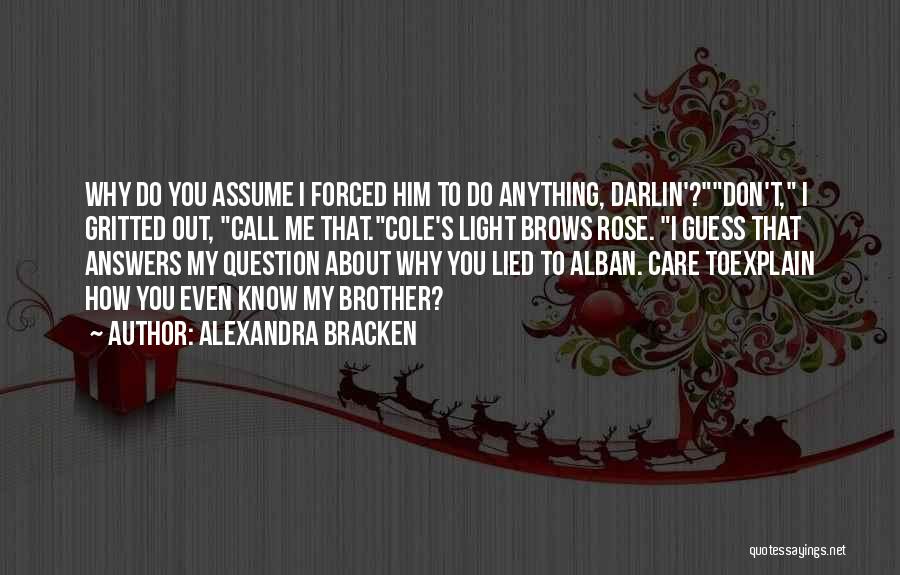 Don't Assume Quotes By Alexandra Bracken