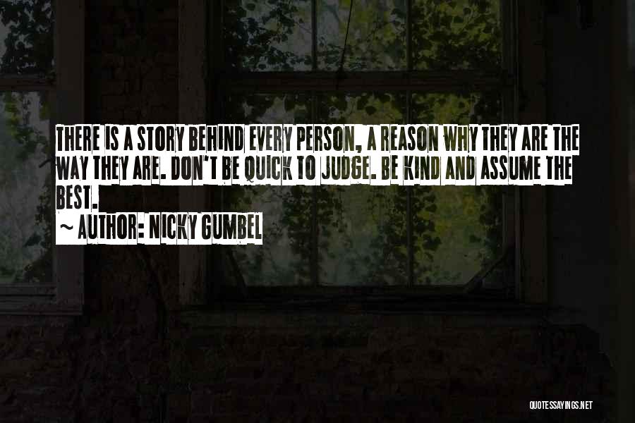 Don't Assume Quotes By Nicky Gumbel