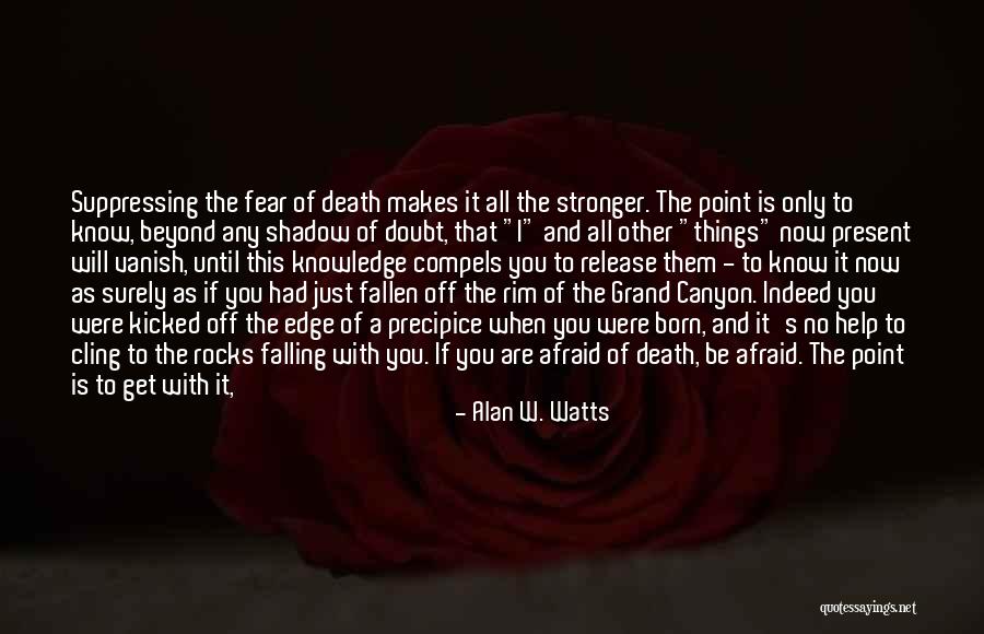 Don't Be Afraid Of Death Quotes By Alan W. Watts