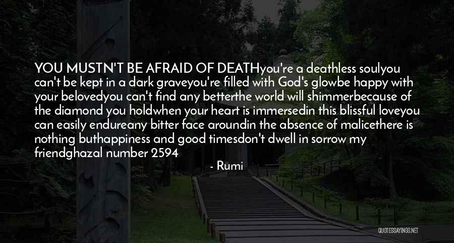 Don't Be Afraid Of Death Quotes By Rumi