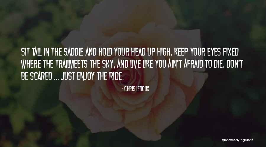 Don't Be Afraid To Die Quotes By Chris LeDoux Don't Be Afraid To Die Quotes By Chris LeDoux