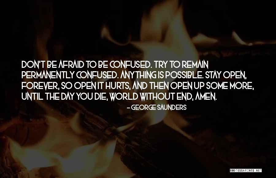 Don't Be Afraid To Die Quotes By George Saunders Don't Be Afraid To Die Quotes By George Saunders