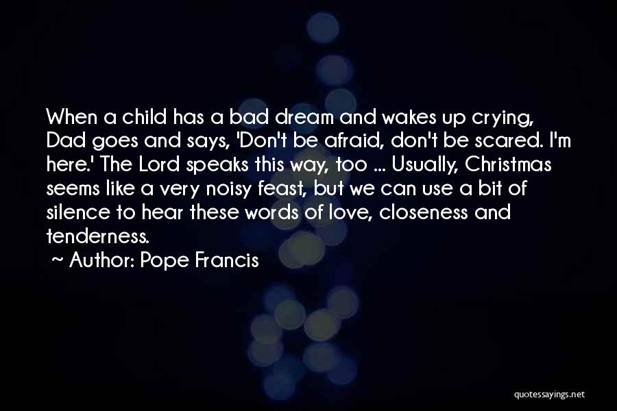 Don't Be Afraid To Dream Quotes By Pope Francis