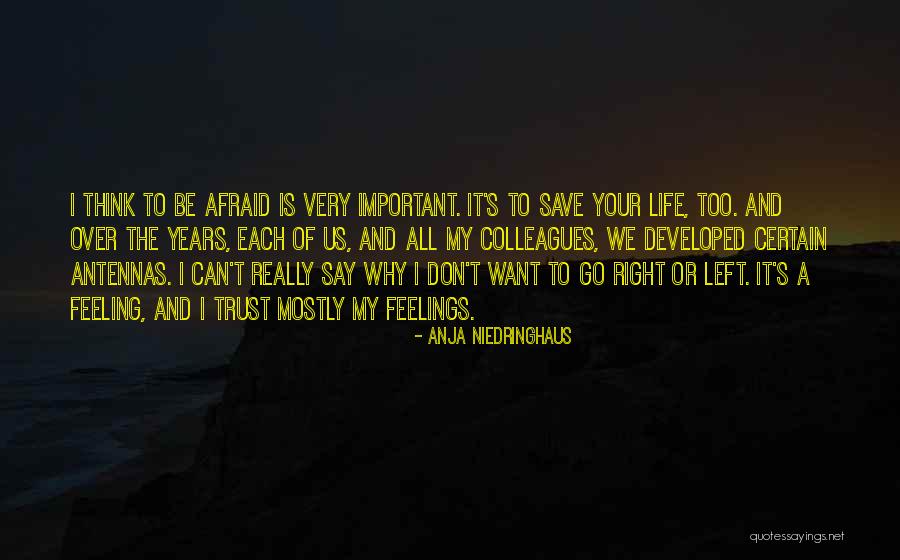 Don't Be Afraid To Trust Quotes By Anja Niedringhaus