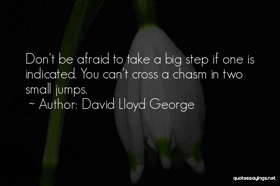 Don't Be Afraid To Try Quotes By David Lloyd George