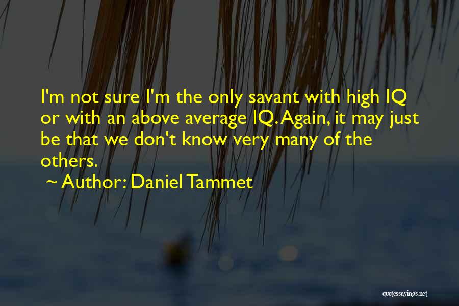 Don't Be Average Quotes By Daniel Tammet