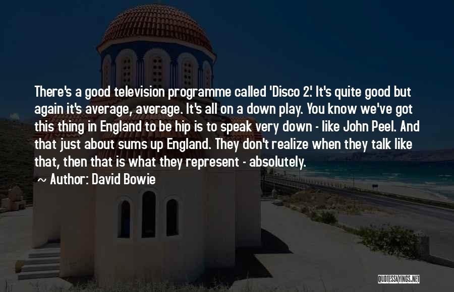 Don't Be Average Quotes By David Bowie