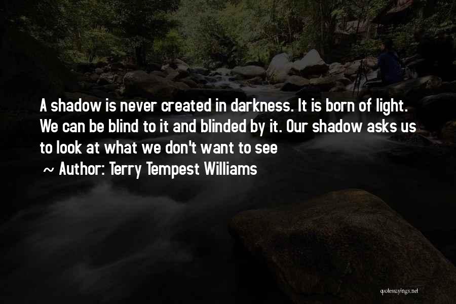 Don't Be Blinded Quotes By Terry Tempest Williams