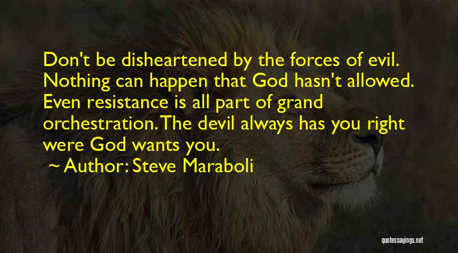 Don't Be Disheartened Quotes By Steve Maraboli