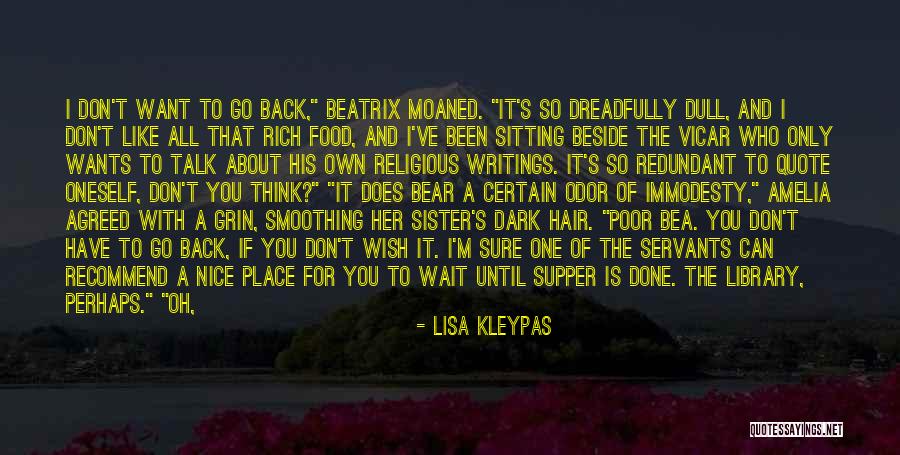 Don't Be Nice Quotes By Lisa Kleypas Don't Be Nice Quotes By Lisa Kleypas