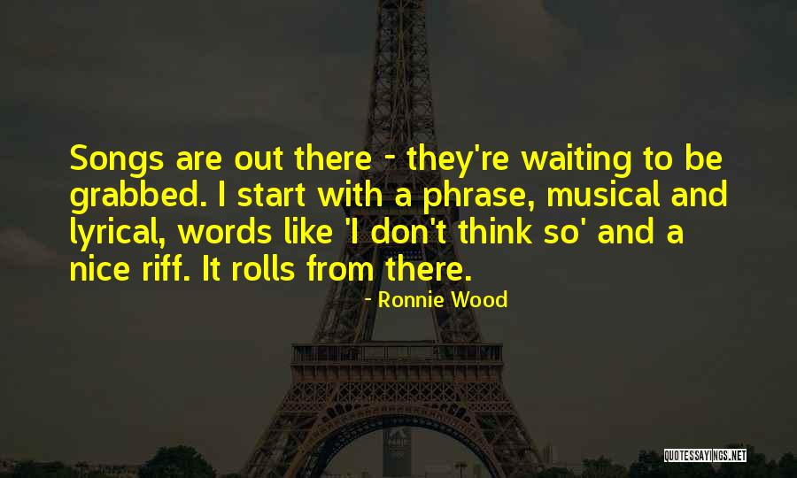 Don't Be Nice Quotes By Ronnie Wood Don't Be Nice Quotes By Ronnie Wood