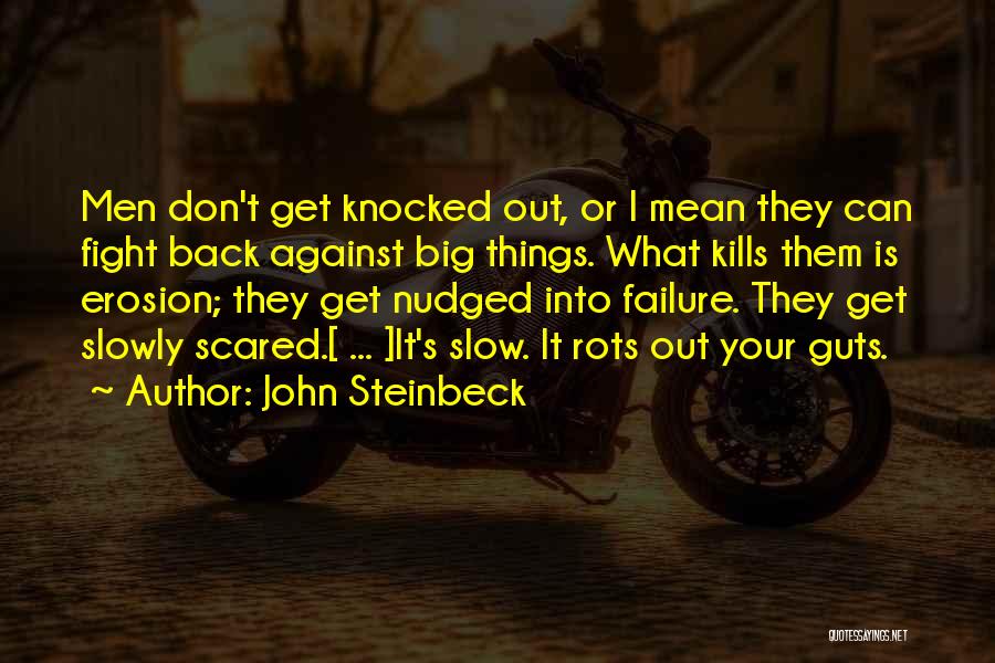 Don't Be Scared Of Failure Quotes By John Steinbeck