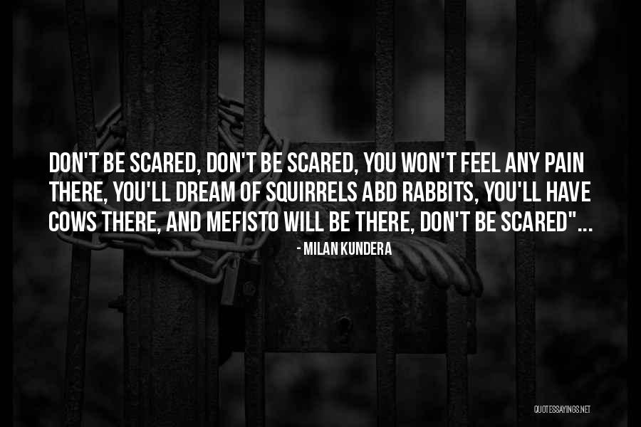 Don't Be Scared To Dream Quotes By Milan Kundera Don't Be Scared To Dream Quotes By Milan Kundera