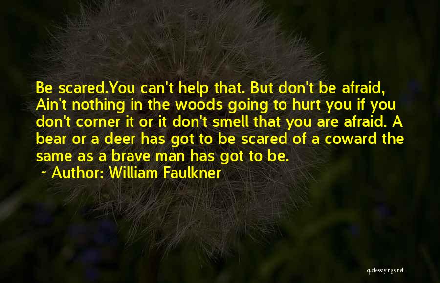 Don't Be Scared To Get Hurt Quotes By William Faulkner