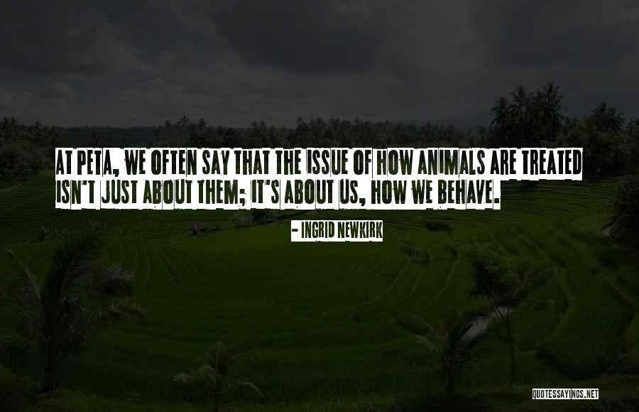 Dont Be Someones Maybe Quotes By Ingrid Newkirk Dont Be Someones Maybe Quotes By Ingrid Newkirk