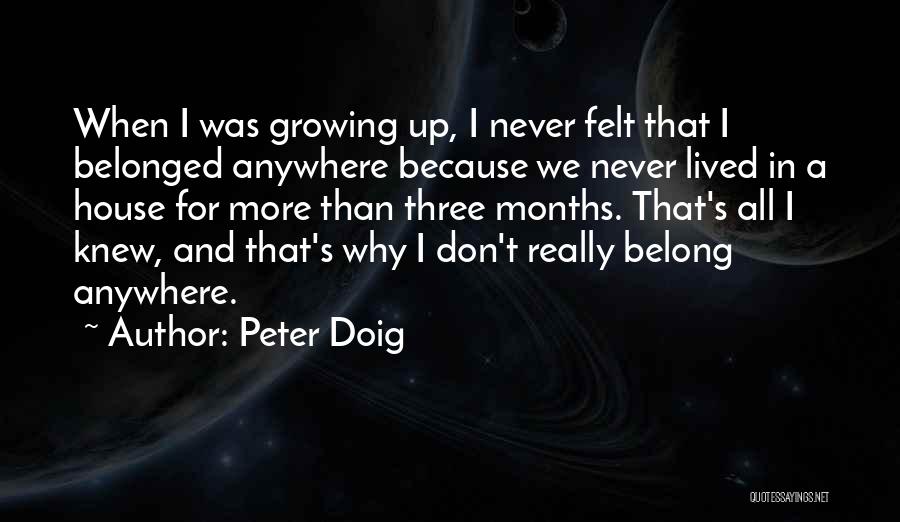 Don't Belong Anywhere Quotes By Peter Doig