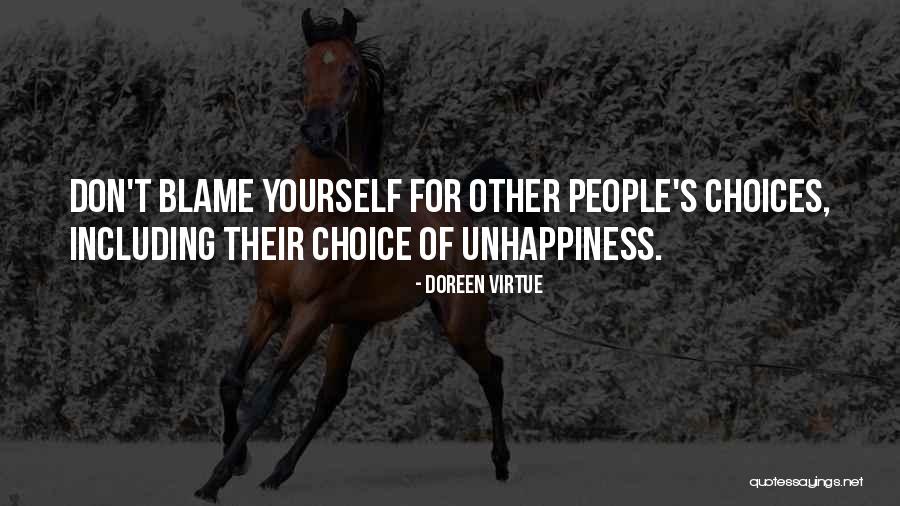 Don't Blame Yourself Quotes By Doreen Virtue Don't Blame Yourself Quotes By Doreen Virtue