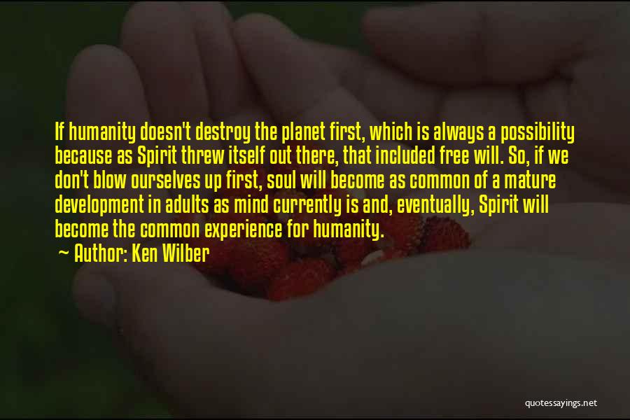 Don't Blow Up Quotes By Ken Wilber