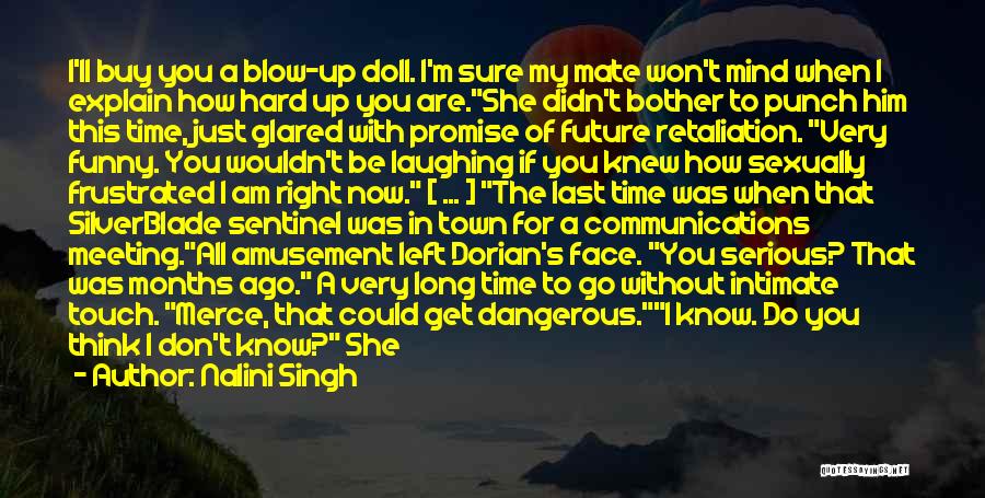 Don't Blow Up Quotes By Nalini Singh