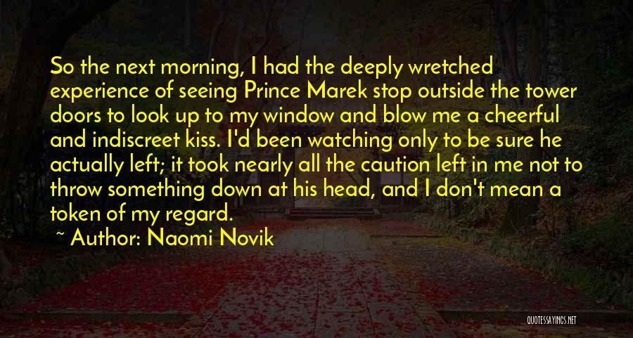 Don't Blow Up Quotes By Naomi Novik