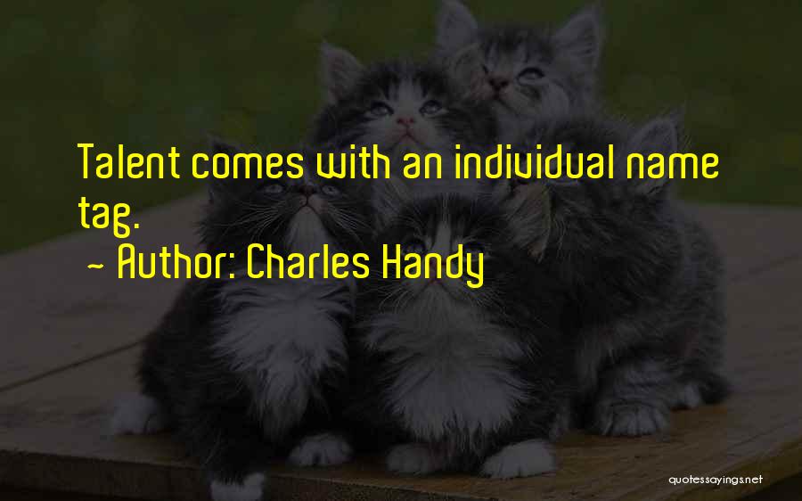Dont Buy Friendship Quotes By Charles Handy