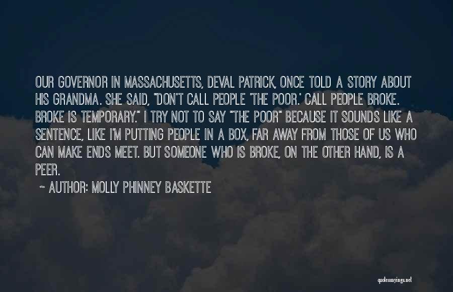 Don't Call Quotes By Molly Phinney Baskette