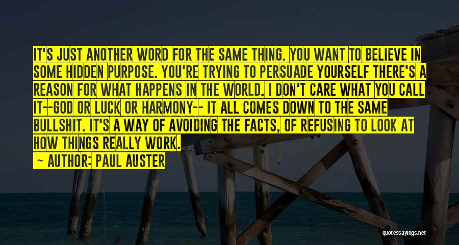 Don't Care At All Quotes By Paul Auster