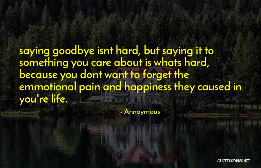 Dont Care Life Quotes By Annoymous