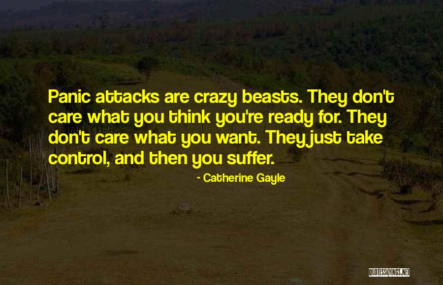 Don't Care What You Think Quotes By Catherine Gayle