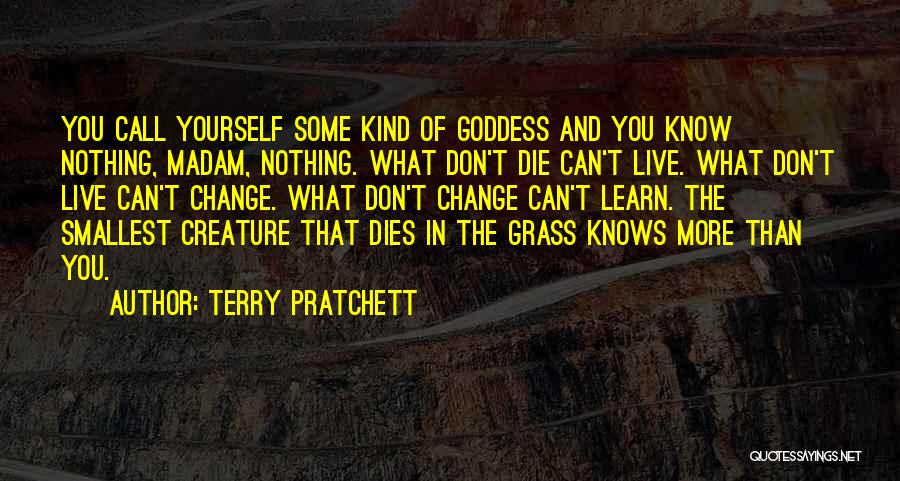 Don't Change Yourself Quotes By Terry Pratchett