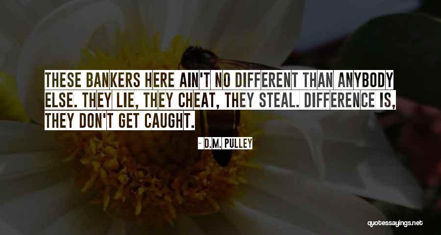 Don't Cheat Others Quotes By D.M. Pulley