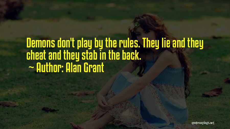 Don't Cheat Quotes By Alan Grant