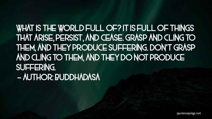 Don't Cling Quotes By Buddhadasa