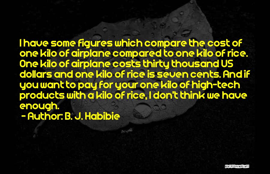 Don't Compare Us Quotes By B. J. Habibie