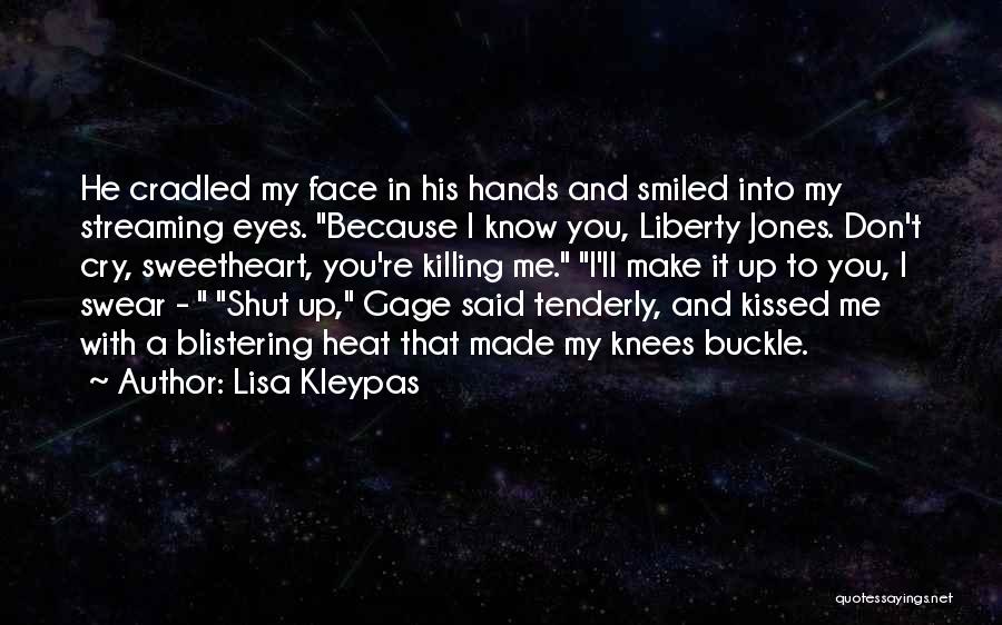 Don't Cry Because Quotes By Lisa Kleypas