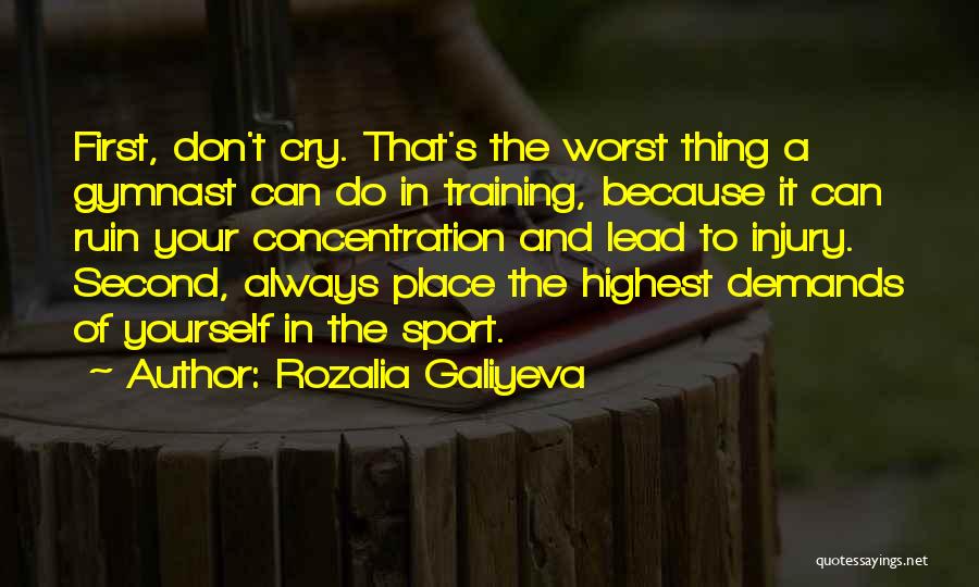 Don't Cry Because Quotes By Rozalia Galiyeva