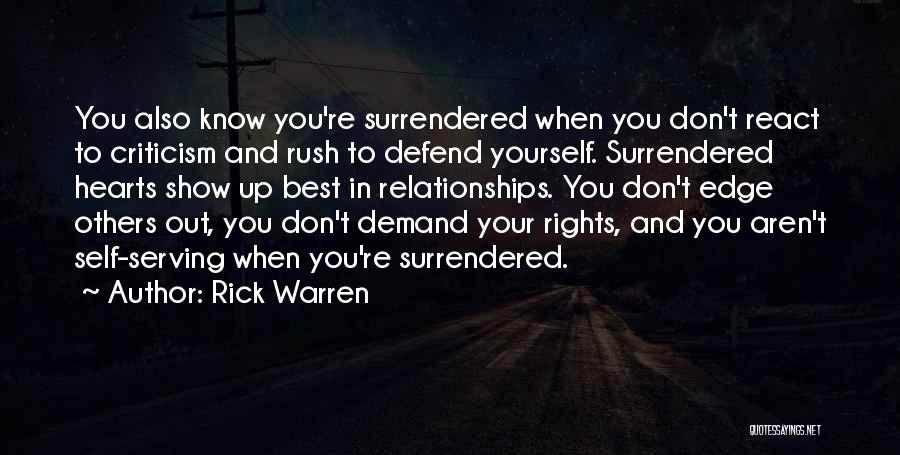 Don't Demand Quotes By Rick Warren