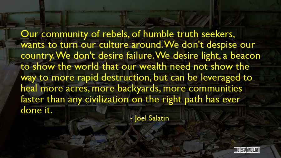 Don't Despise Quotes By Joel Salatin Don't Despise Quotes By Joel Salatin