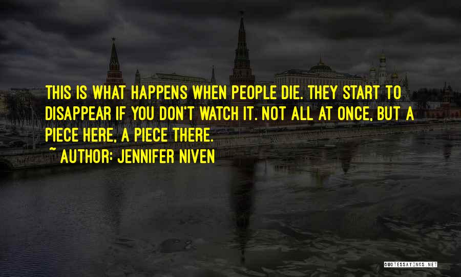 Don't Disappear Quotes By Jennifer Niven