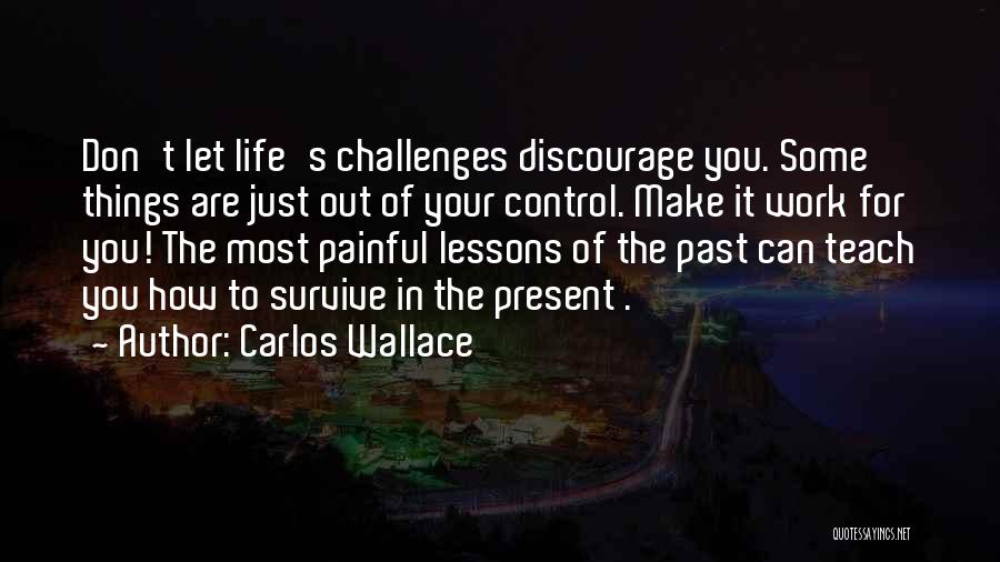 Don't Discourage Quotes By Carlos Wallace