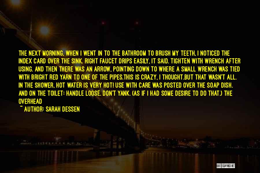 Don't Dish It Out Quotes By Sarah Dessen