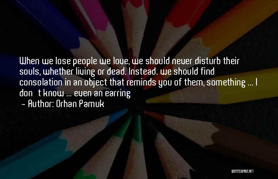 Don't Disturb Others Quotes By Orhan Pamuk