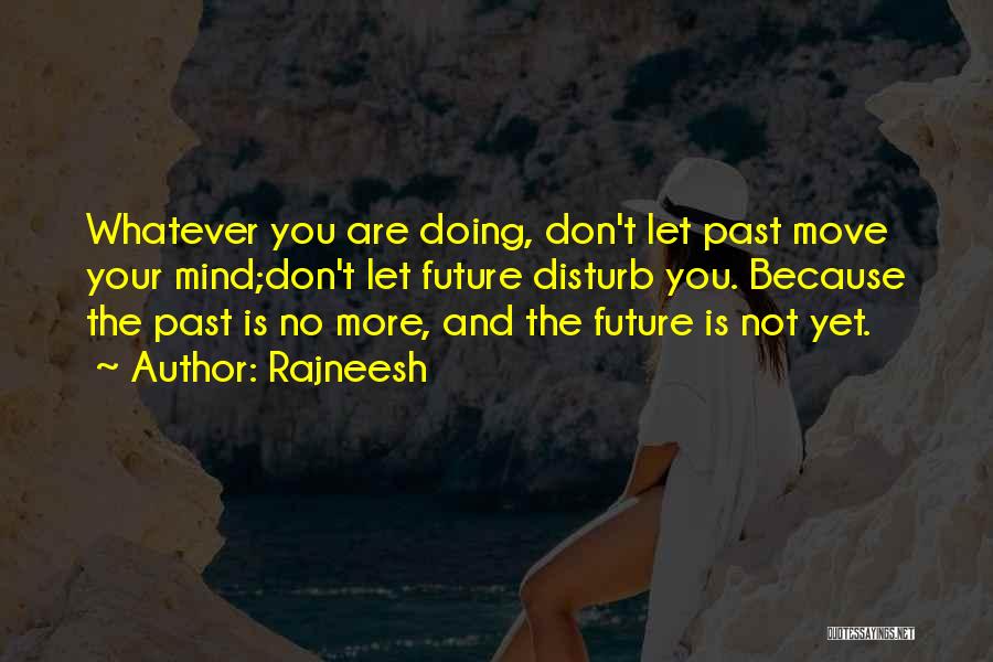 Don't Disturb Someone Quotes By Rajneesh