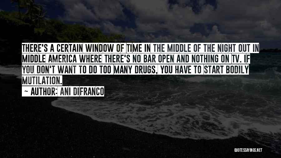 Don't Do Drugs Quotes By Ani DiFranco